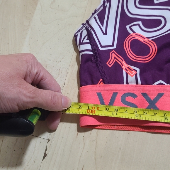 Victoria's Secret sports bra bundle of 2, size medium, razorback, vsx logo - Picture 7 of 8